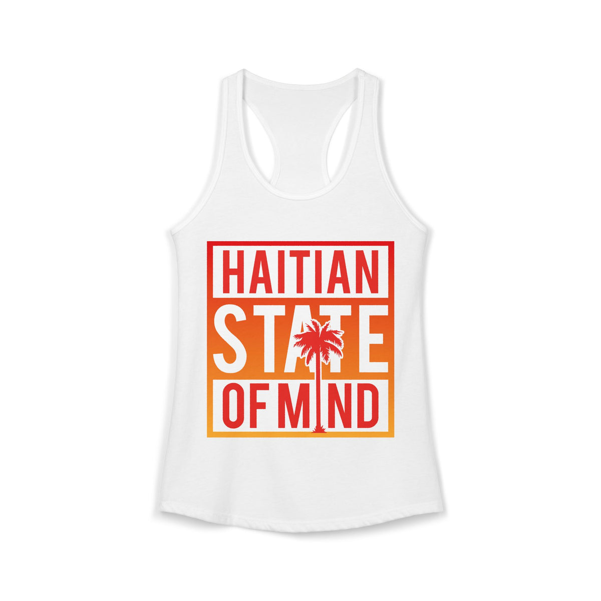 Red Haitian State of Mind Racerback Tank
