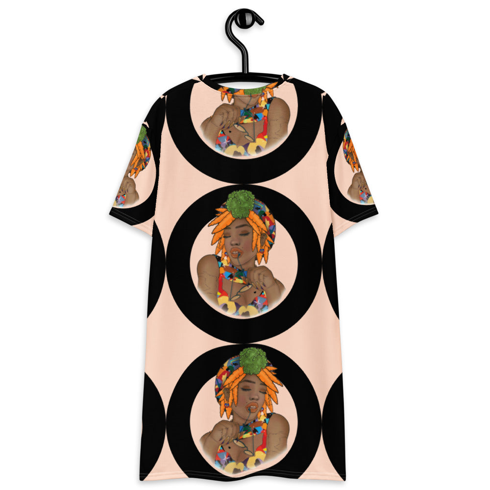 Fanm Kawòt Cinderella T-shirt Dress