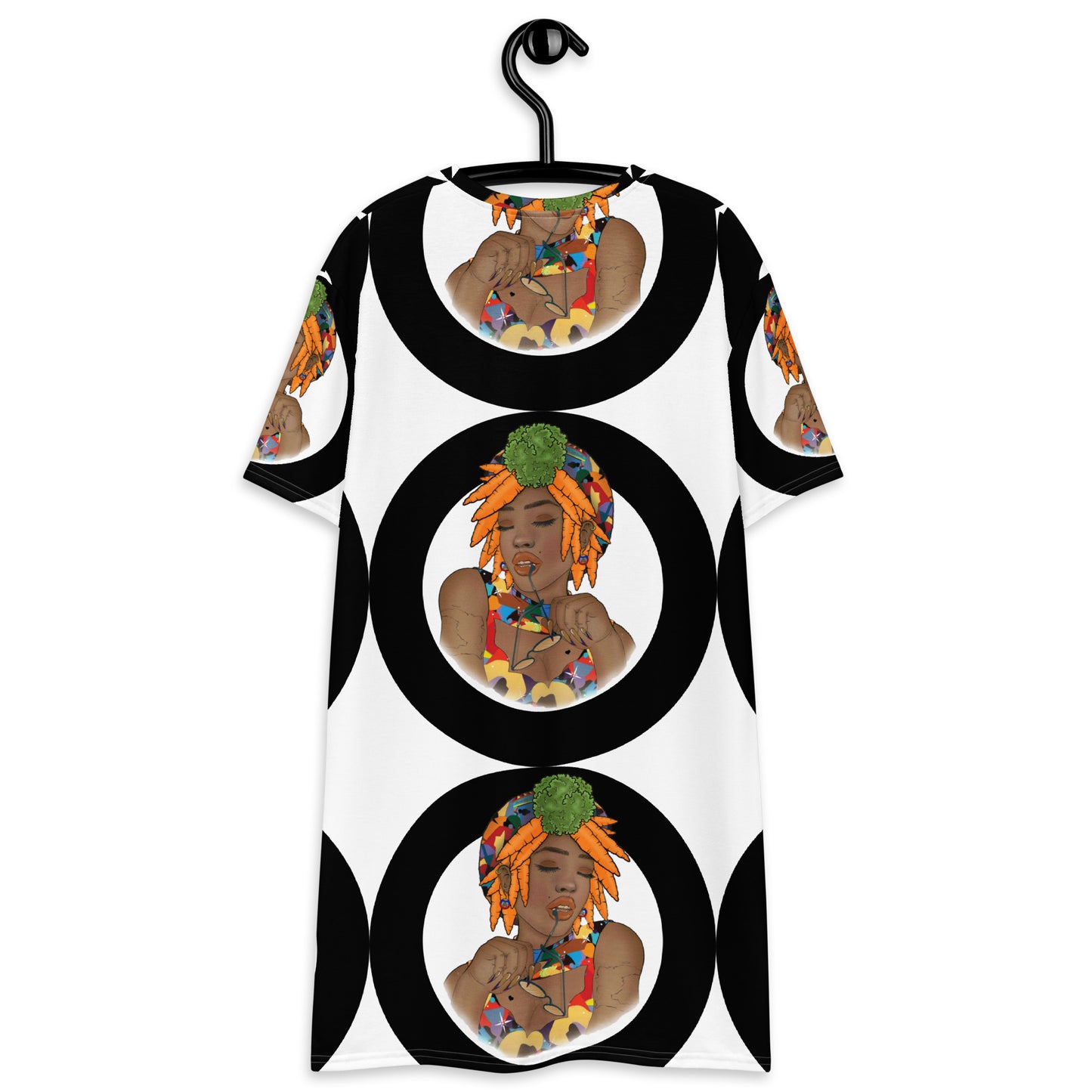 Fanm Kawòt T-shirt Dress