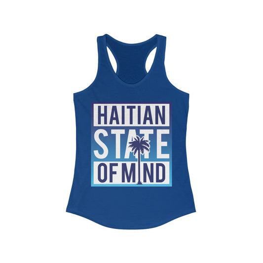Blue Haitian State of Mind Racerback Tank