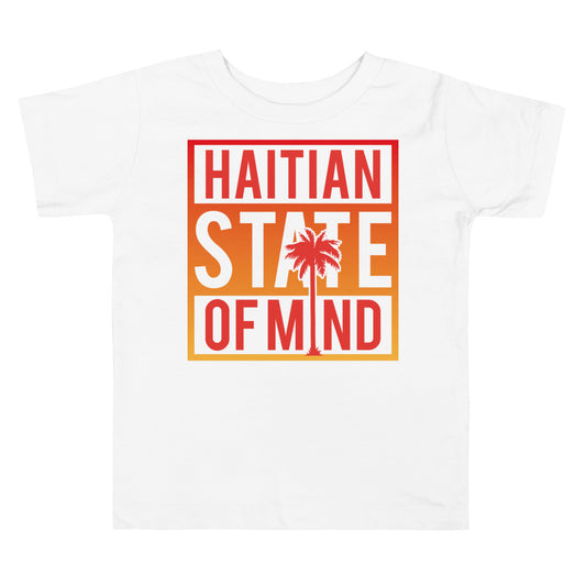 Red Haitian State of Mind Toddler Tee