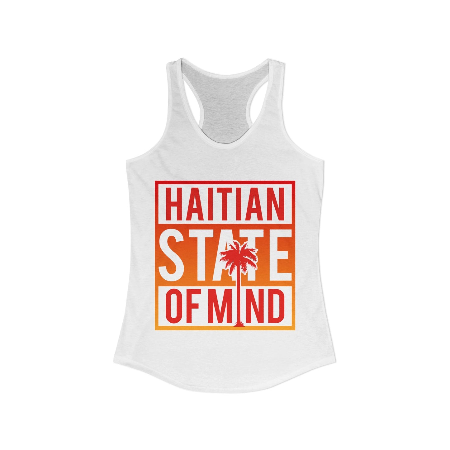 Red Haitian State of Mind Racerback Tank