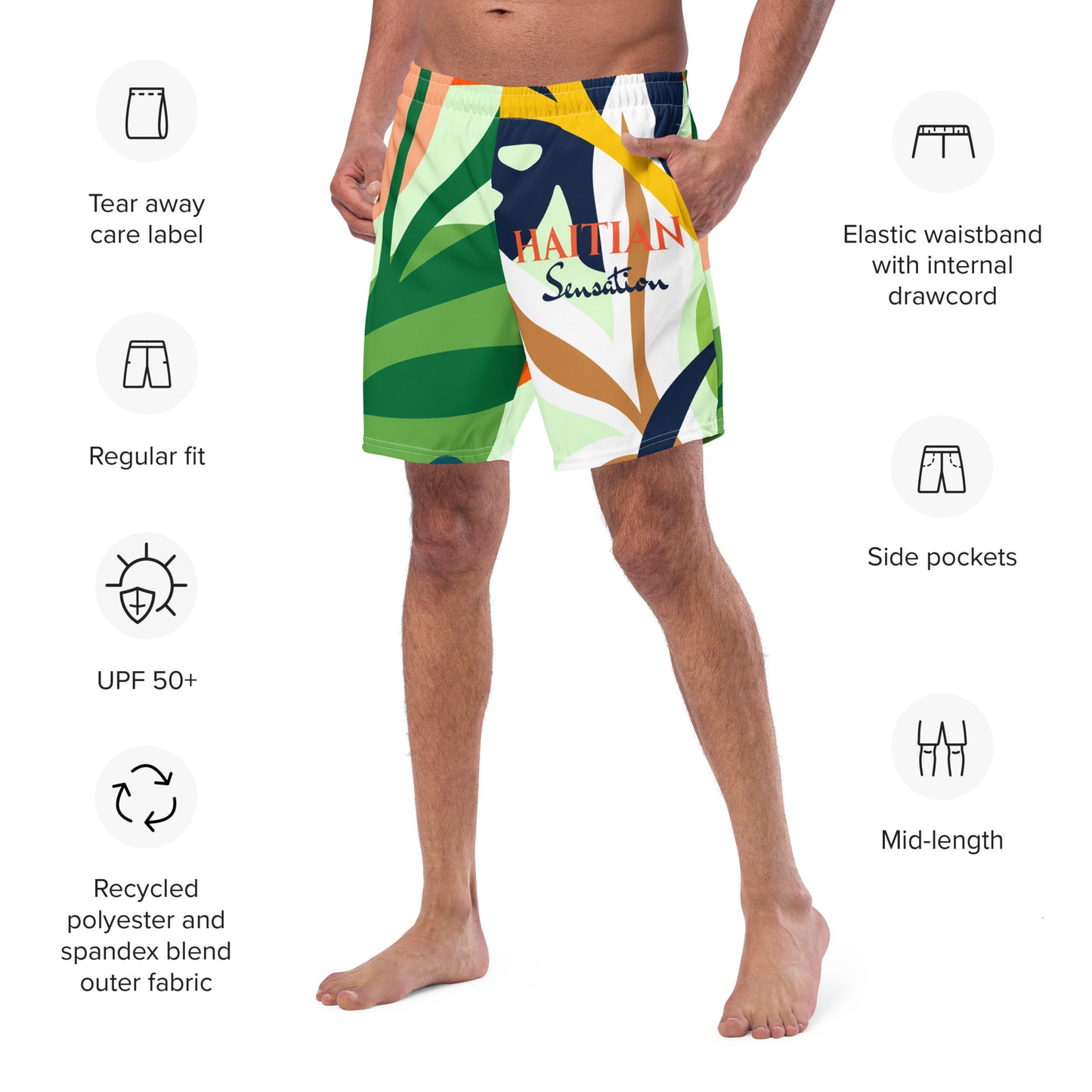 Haitian Sensation Swim Trunks