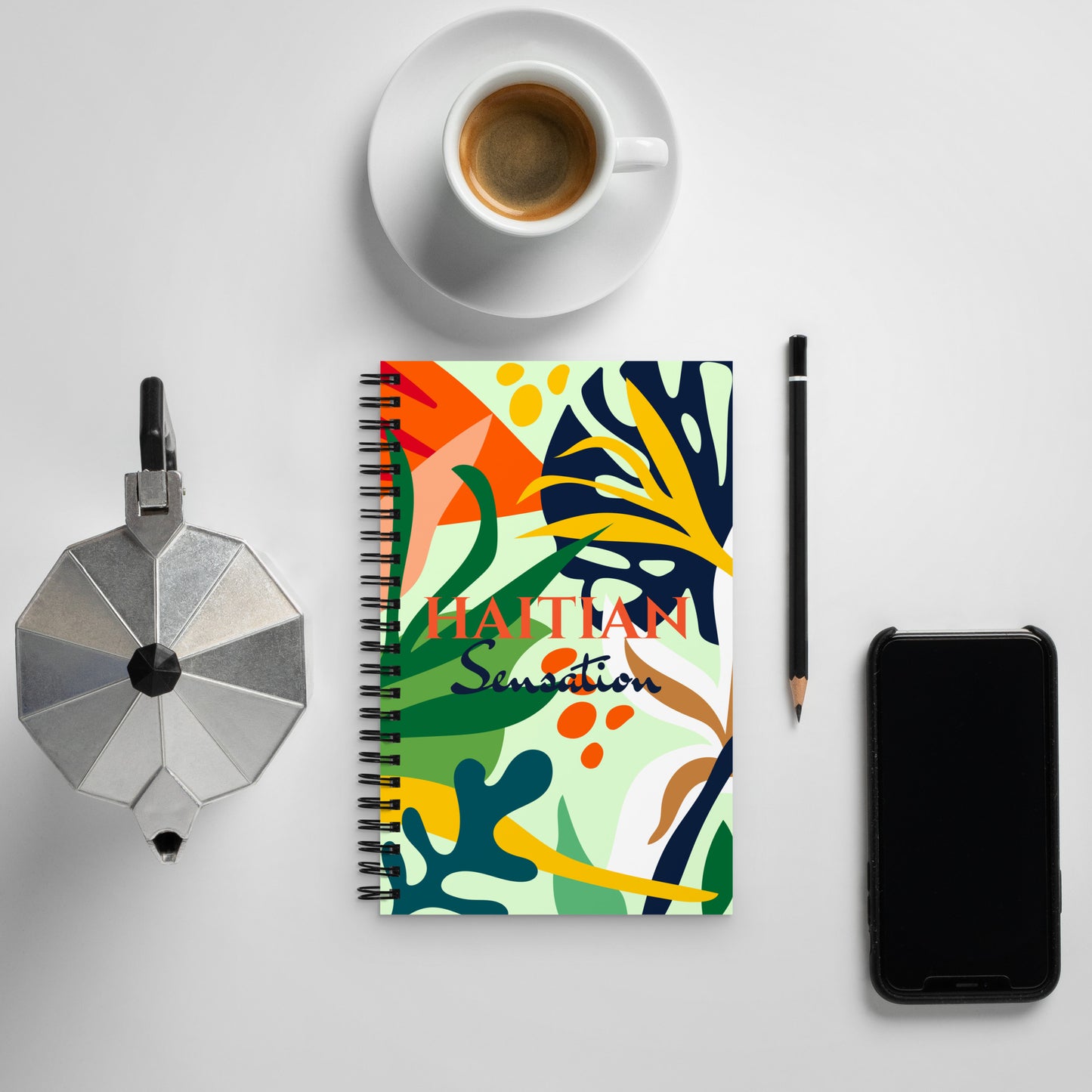 Haitian Senstion Spiral Notebook