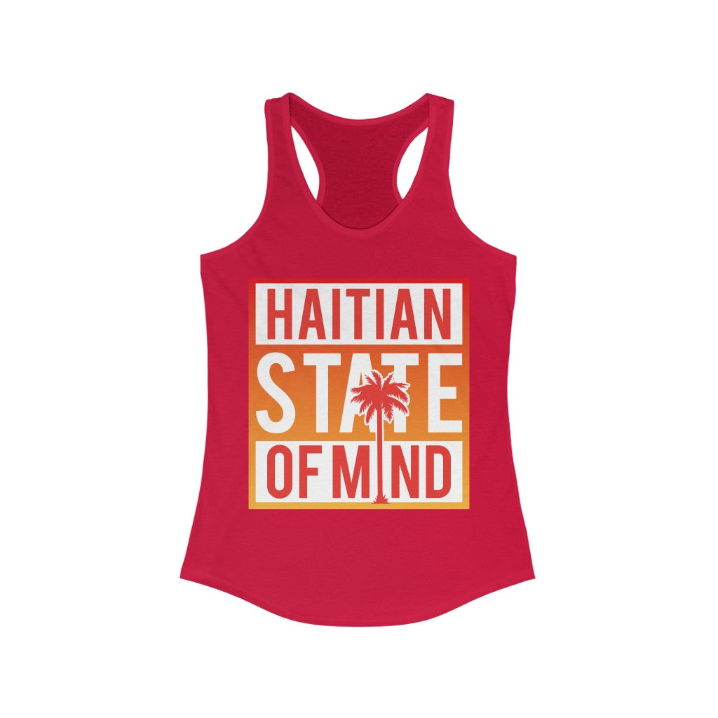Red Haitian State of Mind Racerback Tank