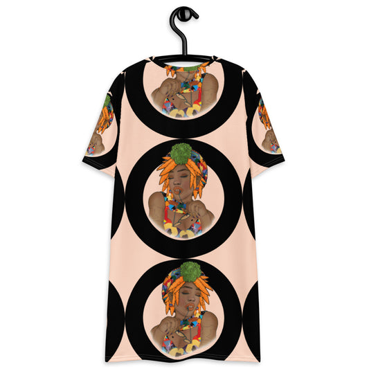 Fanm Kawòt Cinderella T-shirt Dress