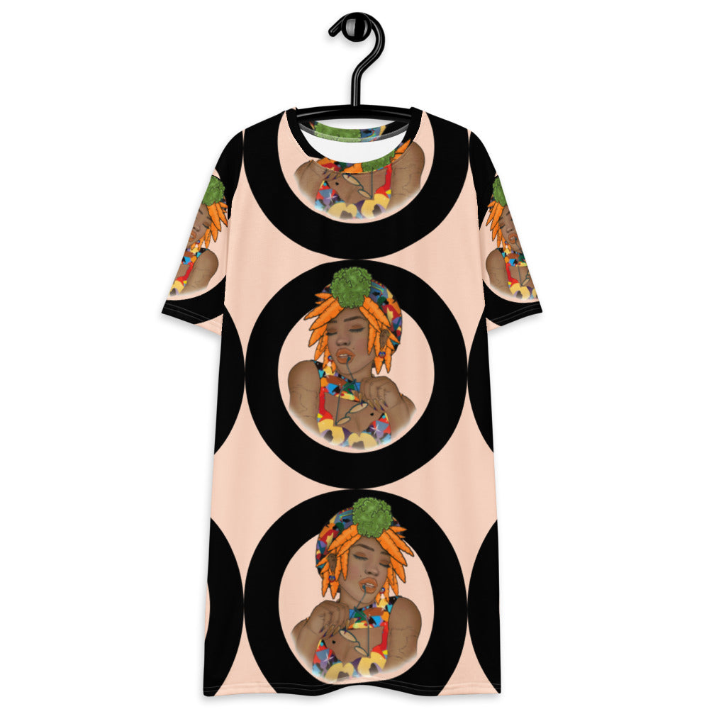 Fanm Kawòt Cinderella T-shirt Dress