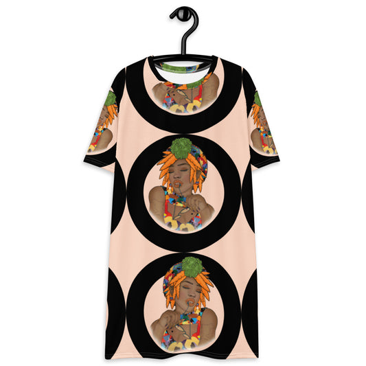 Fanm Kawòt Cinderella T-shirt Dress