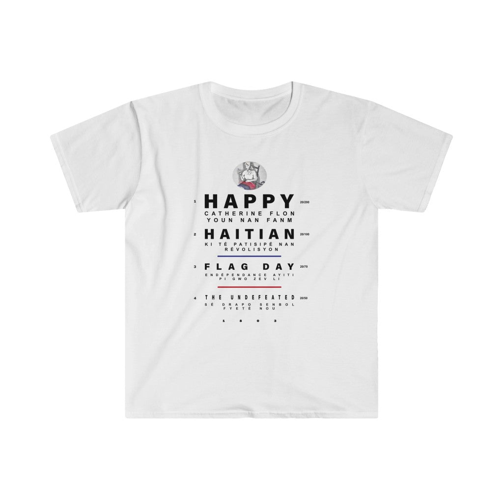 Happy Haitian Flag Day Fitted Tee