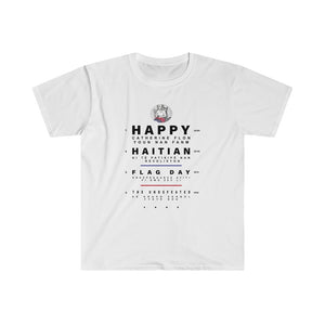 Happy Haitian Flag Day Fitted T-Shirt