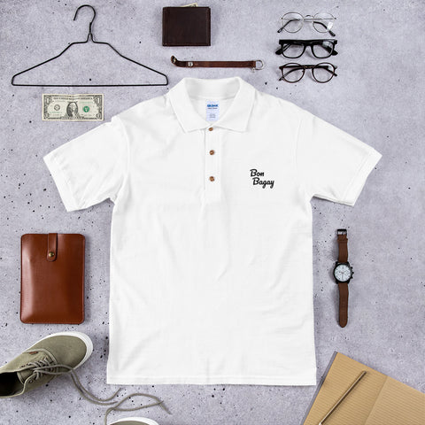 Bon Bagay Embroidered Polo Shirt