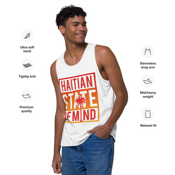Red Haitian State of Mind tank