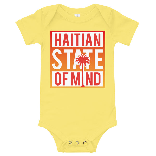 Red Haitian State of Mind Onesie