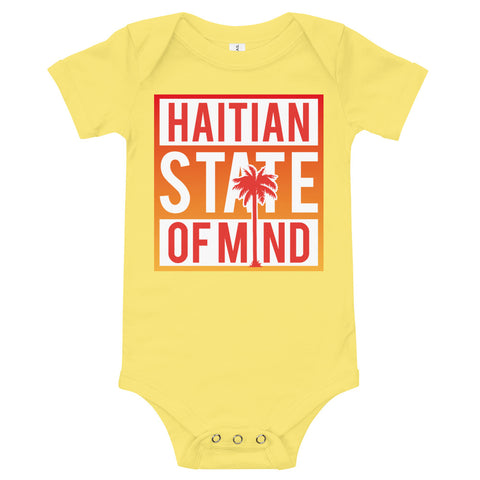 Red Haitian State of Mind Onesie