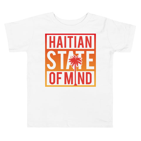Red Haitian State of Mind Toddler Tee