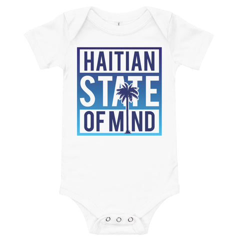 Blue Haitian State of Mind Onesie