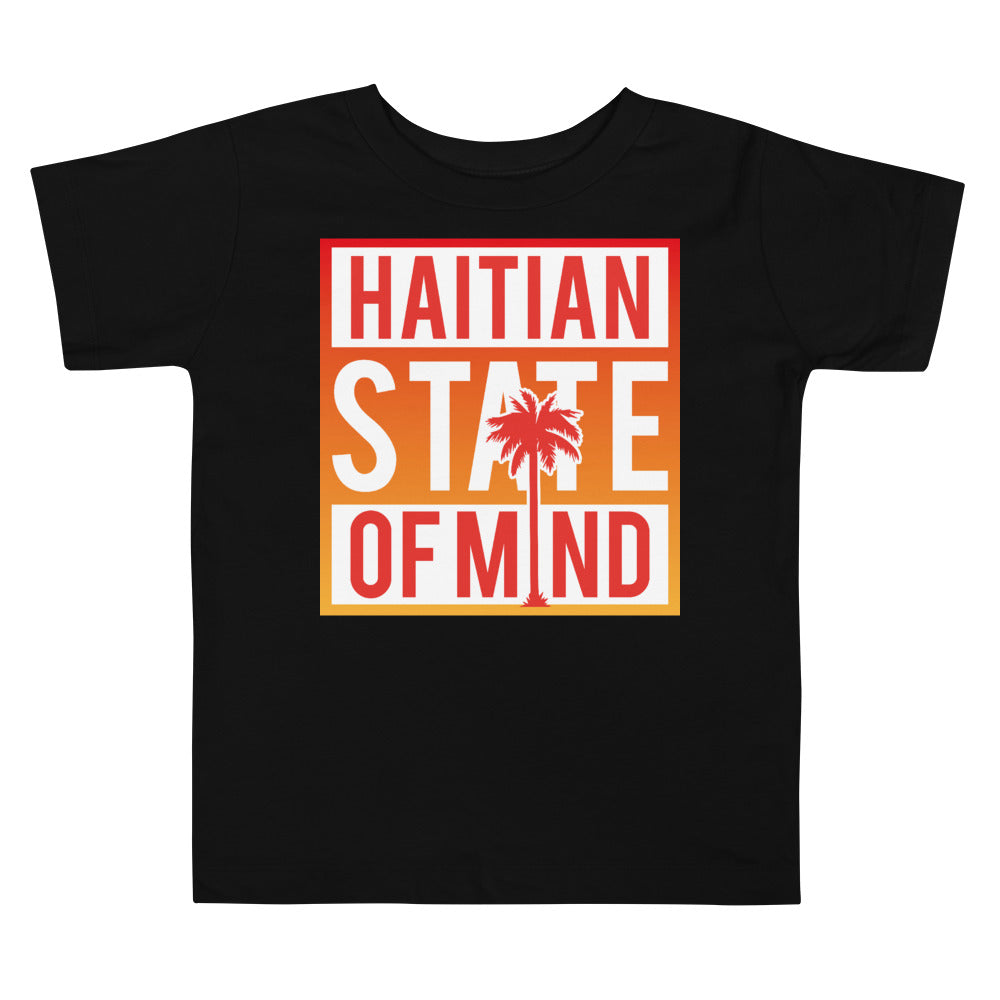 Red Haitian State of Mind Toddler Tee
