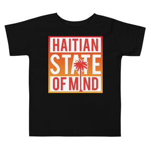 Red Haitian State of Mind Toddler Tee