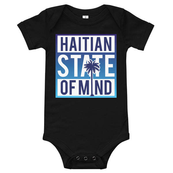 Blue Haitian State of Mind Onesie