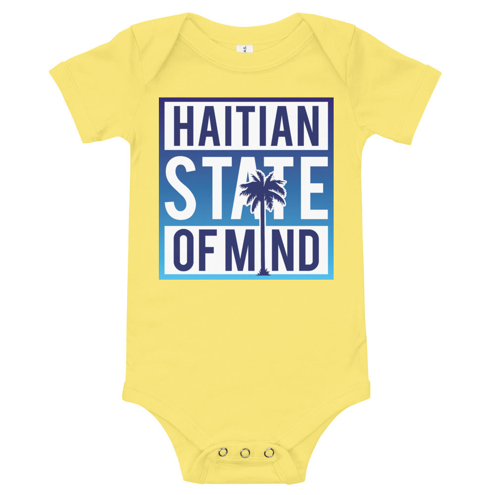 Blue Haitian State of Mind Onesie