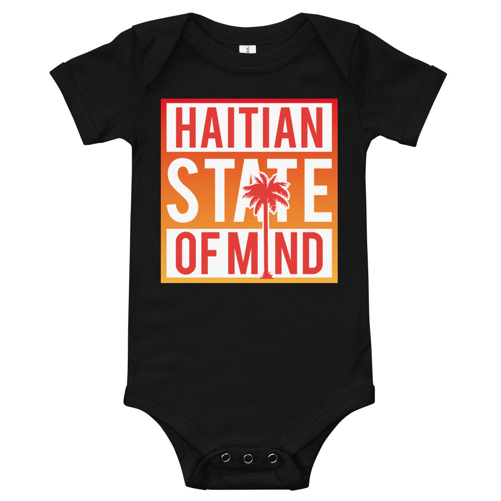 Red Haitian State of Mind Onesie